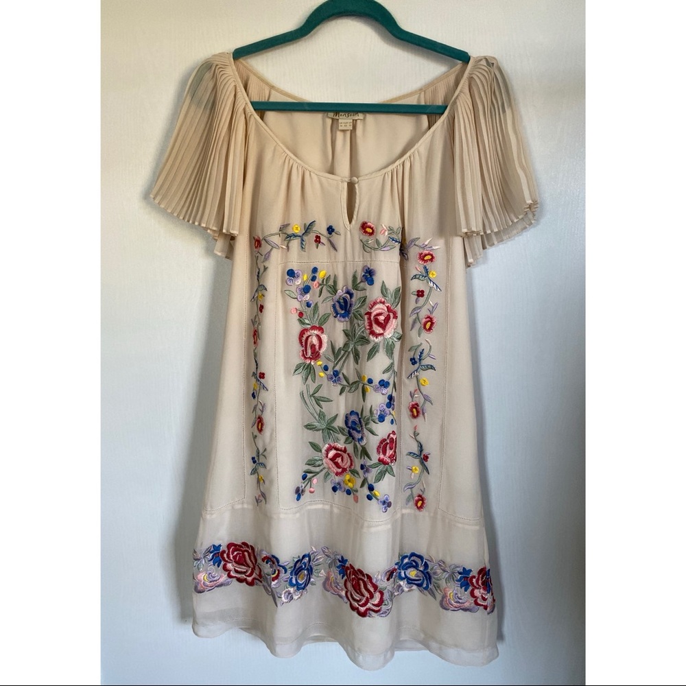 Monsoon embroidered floral dress